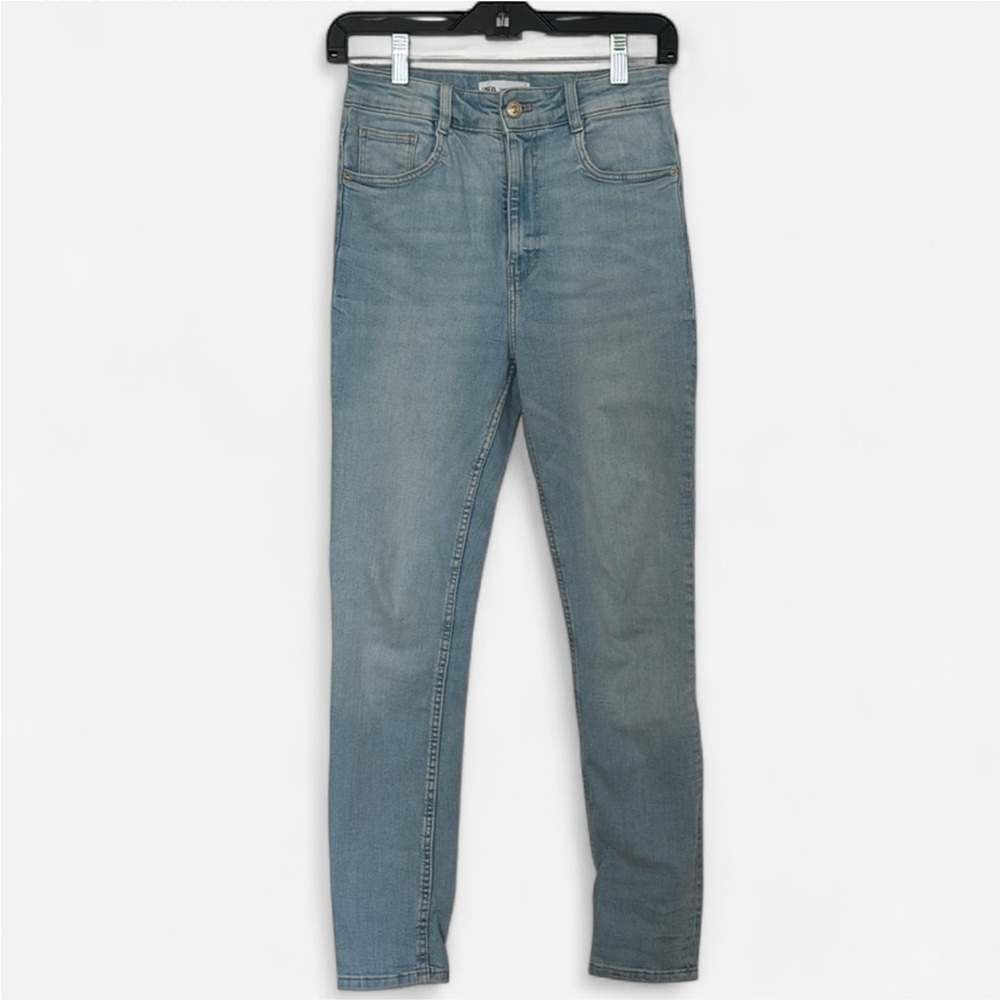 Zara Skinny High Rise Jeans Light Wash Size 4
